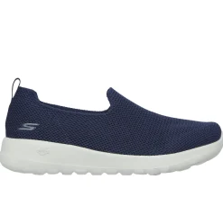 Calçado Sem Atacadores|Sapatilhas Casuais-SKECHERS GO WALK Joy - Sensational Day NAVY / BRANCO