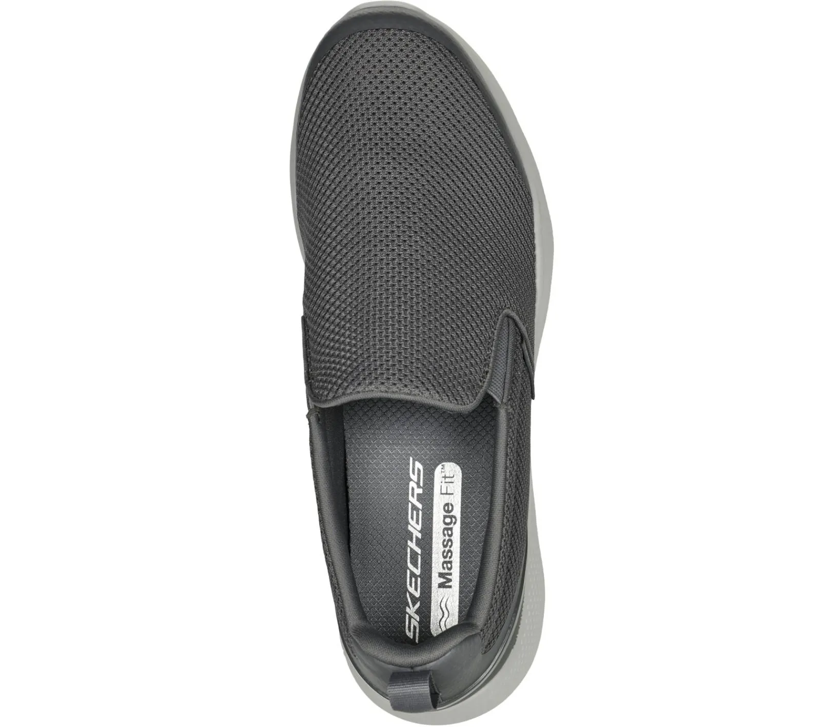 Calçado Sem Atacadores|Sapatilhas Casuais-SKECHERS GO WALK Massage Fit - Ripple CARVÃO