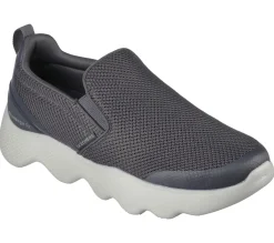Calçado Sem Atacadores|Sapatilhas Casuais-SKECHERS GO WALK Massage Fit - Ripple CARVÃO
