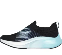 Calçado Sem Atacadores|Sapatilhas-SKECHERS GO WALK Max Walker - Sally PRETO / AQUA