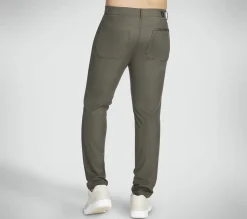 Calças|Partes De Baixo-SKECHERS GO WALK Premium 5 Pocket Pant CASTANHO / AZEITONA