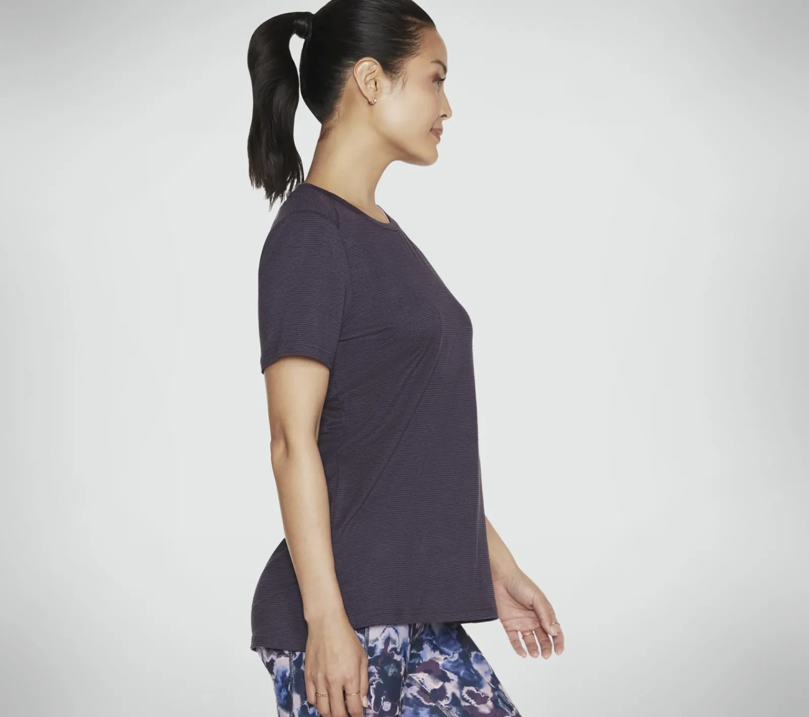Partes De Cima|Partes De Cima-SKECHERS GODRI STRIDE Tunic Tee ROXO ESCURO
