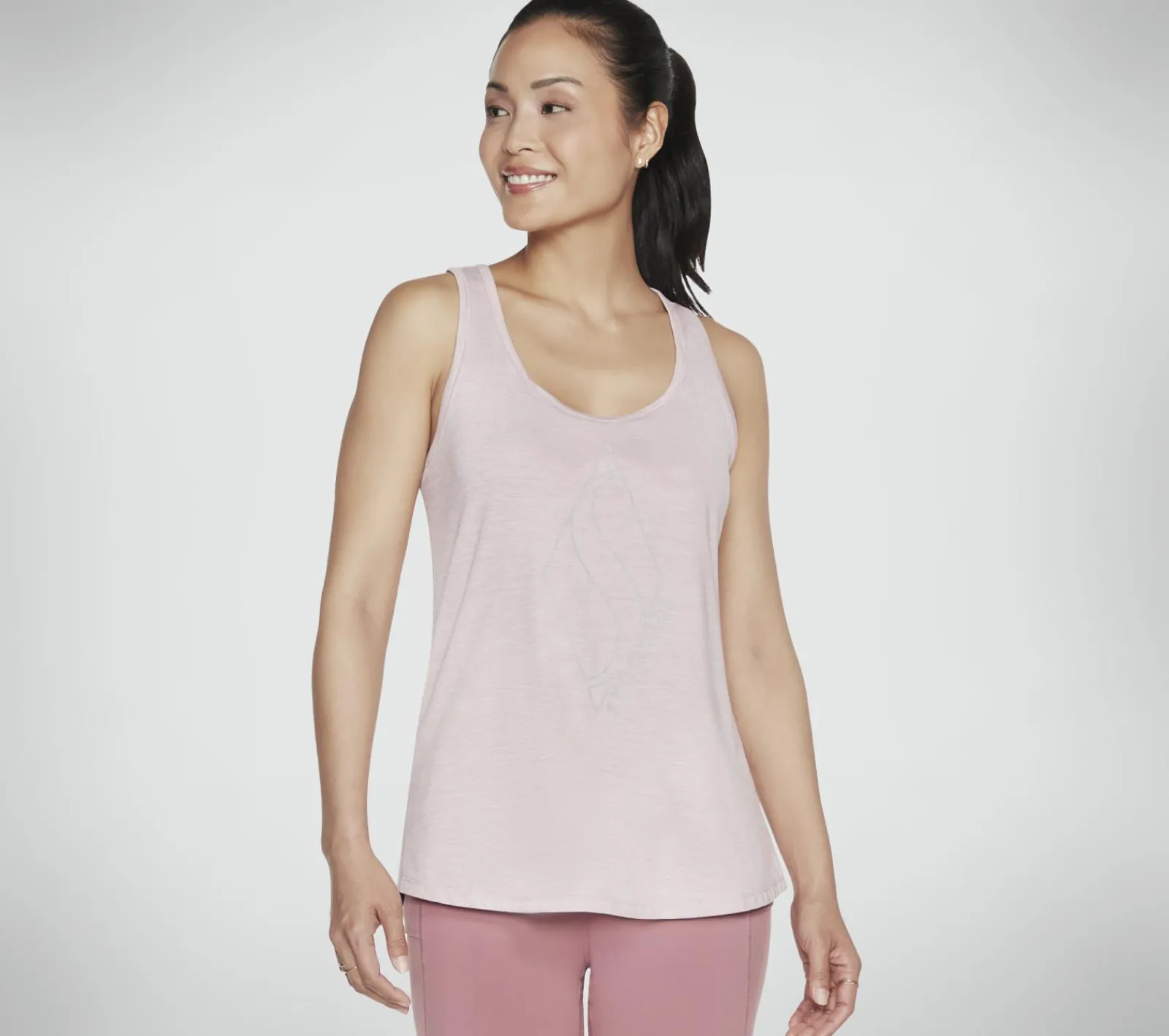 Partes De Cima|Partes De Cima-SKECHERS GODRI SWIFT Racerback Tank ROSA / LAVANDA