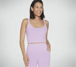Partes De Cima|Partes De Cima-SKECHERS GOFLEX Joy Longline Bra ROXO / VIOLETA