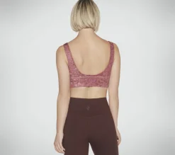 Partes De Cima|Partes De Cima-SKECHERS GOSCULPT Leopard Longline Bra MAUVE / PURPLE