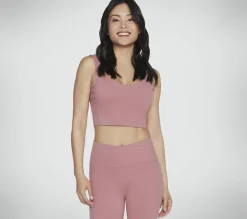 Partes De Cima|Partes De Cima-SKECHERS GOSCULPT Scalloped Longline Bra MALVA