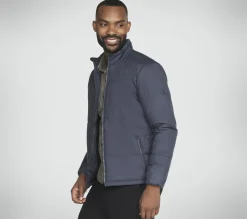 Partes De Cima|Partes De Cima-SKECHERS GOSHIELD ELEMENT JACKET CARVÃO / NAVY
