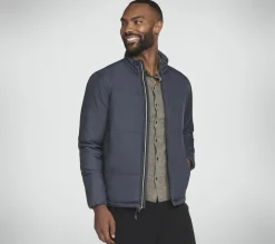 Partes De Cima|Partes De Cima-SKECHERS GOSHIELD ELEMENT JACKET CARVÃO / NAVY