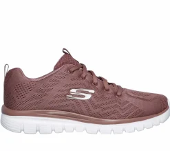 Com Atacadores|Sapatilhas Casuais-SKECHERS Graceful - Get Connected MALVA