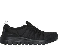 Calçado Sem Atacadores|Sapatilhas-SKECHERS Graceful - Soft Soul PRETO