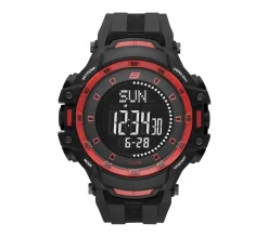 Relógios|Acessórios-SKECHERS Grandpoint Black & Red Watch PRETO