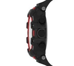 Relógios|Acessórios-SKECHERS Grandpoint Black & Red Watch PRETO