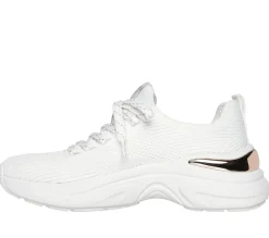 Com Atacadores|Calçado Sem Atacadores-SKECHERS Hazel - Pretty Knitty BRANCO