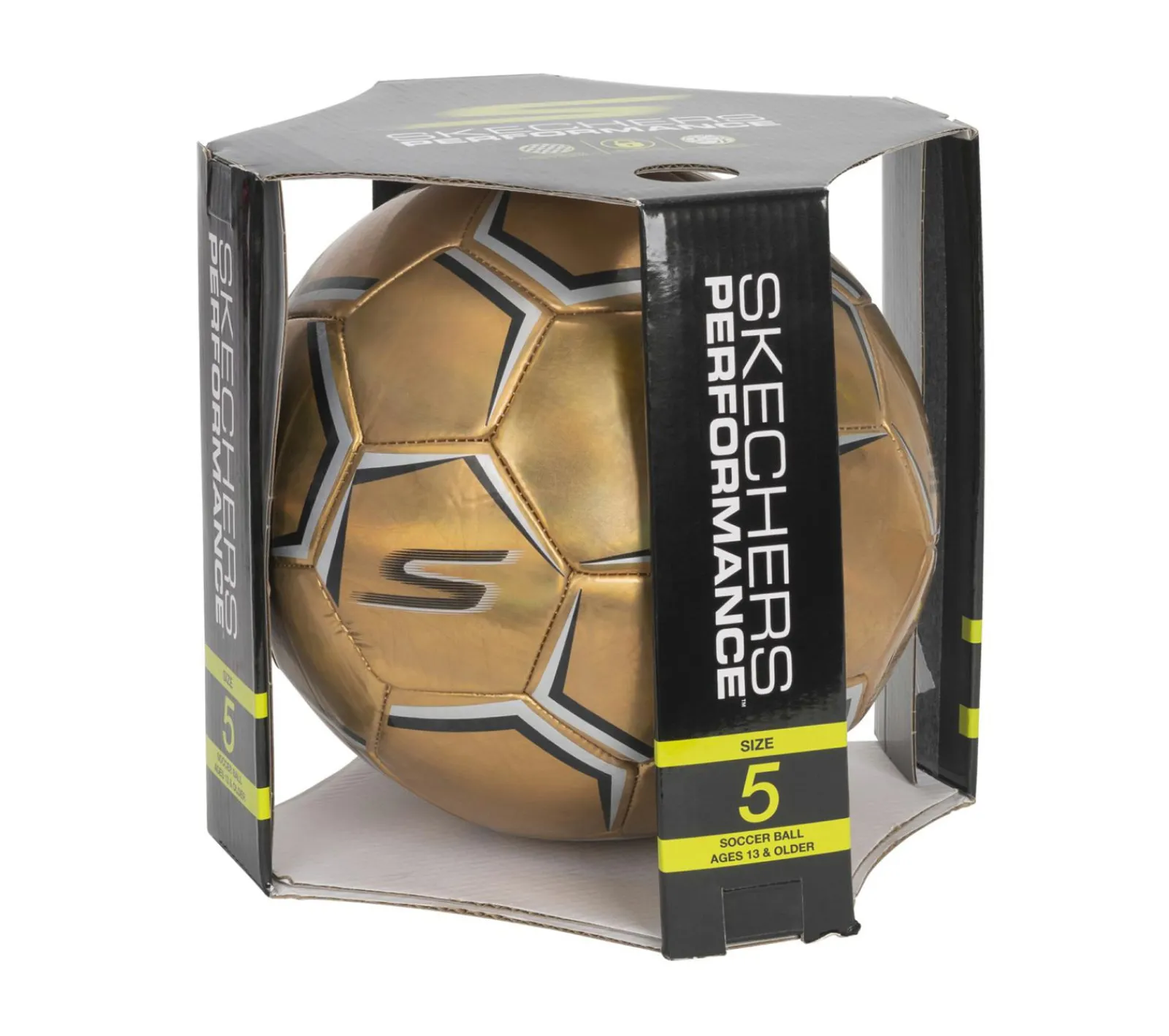 Acessórios|Acessórios-SKECHERS Hex Shadow Size 5 Soccer Ball DOURADO
