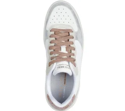 Com Atacadores|Sapatilhas Casuais-SKECHERS Hiland - Soft Metals BRANCO / MULTICOR