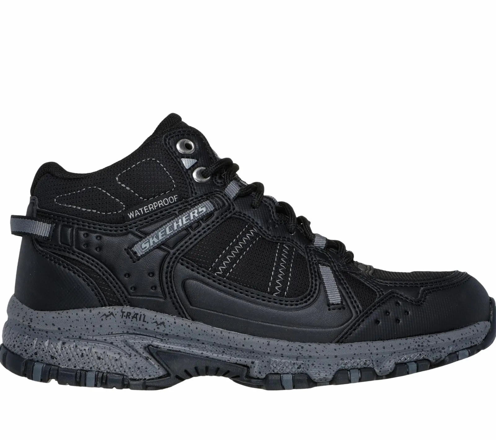 Com Atacadores|Botas-SKECHERS Hillcrest - Bound Peak PRETO / CARVÃO