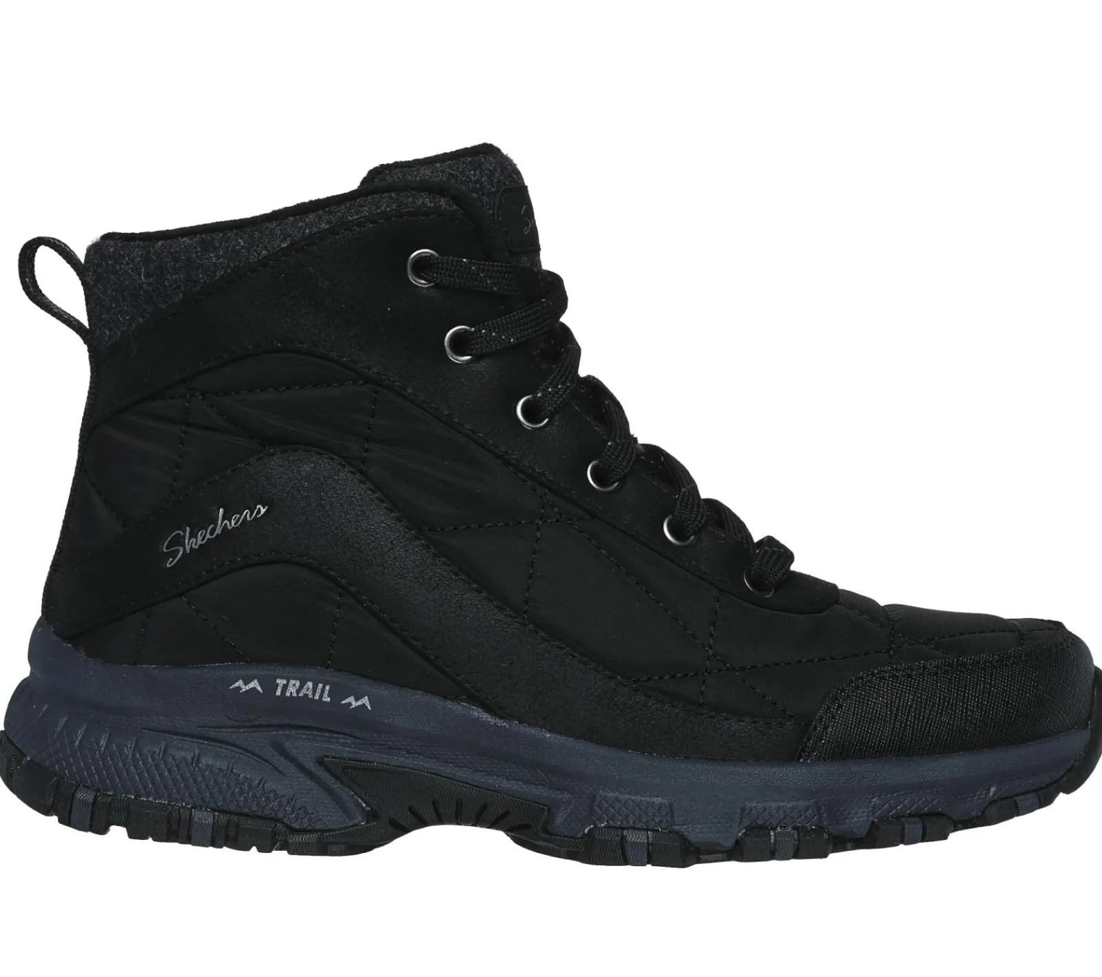 Com Atacadores|Botas-SKECHERS Hillcrest - New Traveler PRETO