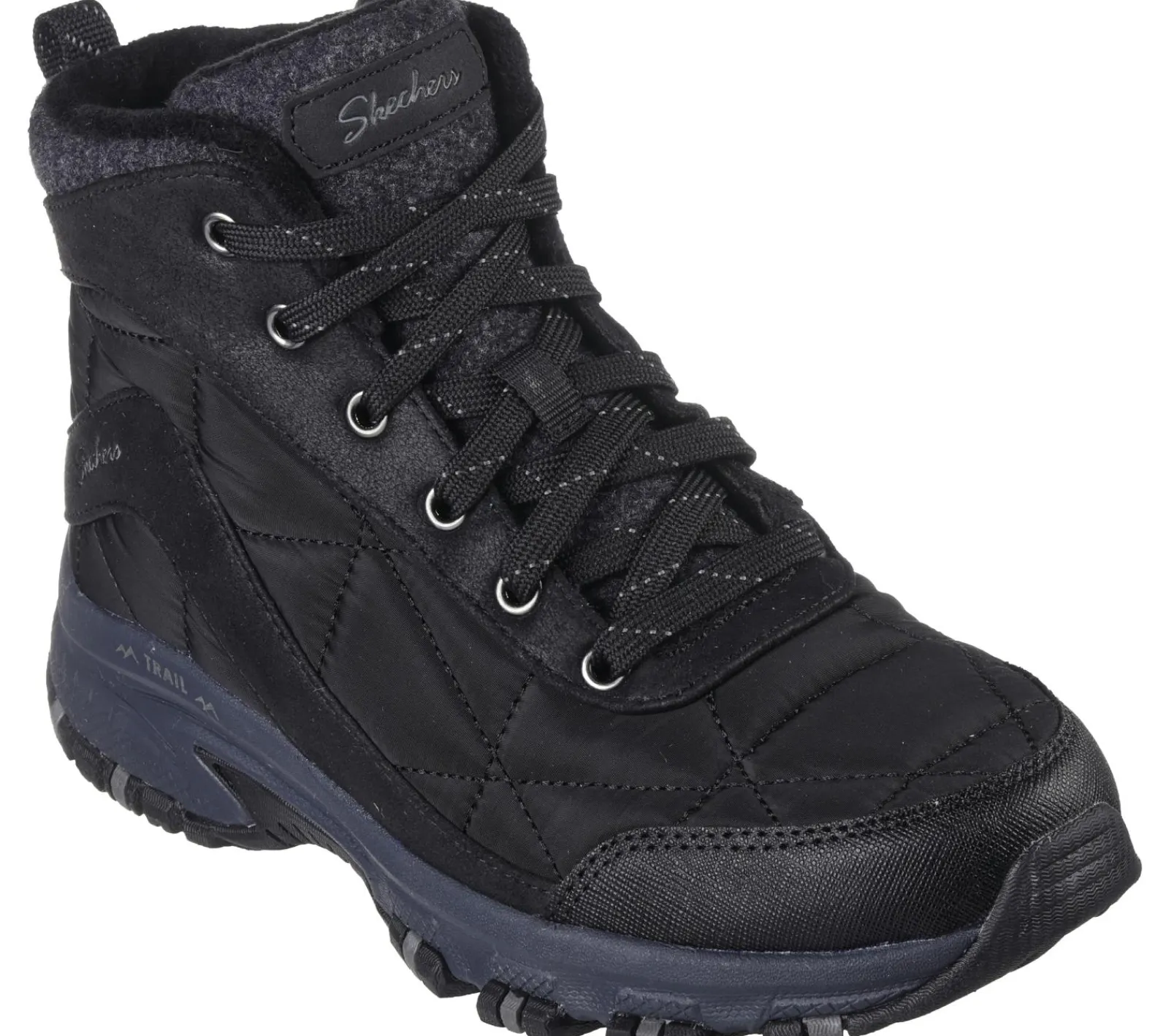 Com Atacadores|Botas-SKECHERS Hillcrest - New Traveler PRETO