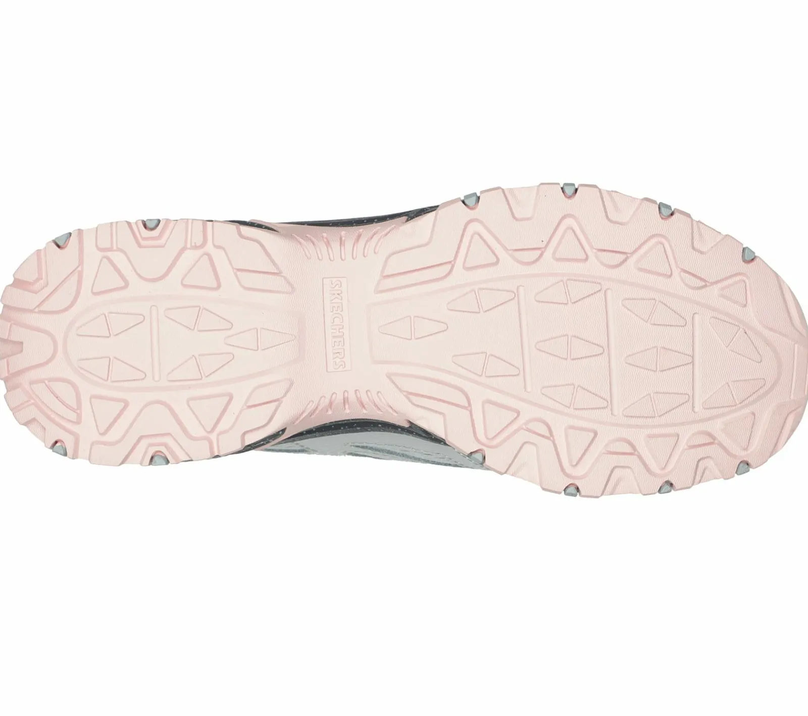 Com Atacadores|Sapatilhas-SKECHERS Hillcrest - Pure Escapade CINZENTO / ROSA
