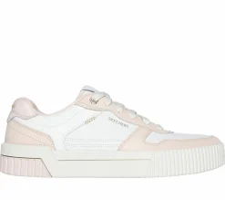 Com Atacadores|Sapatilhas Casuais-SKECHERS Jade - Best In Class BRANCO / ROSA