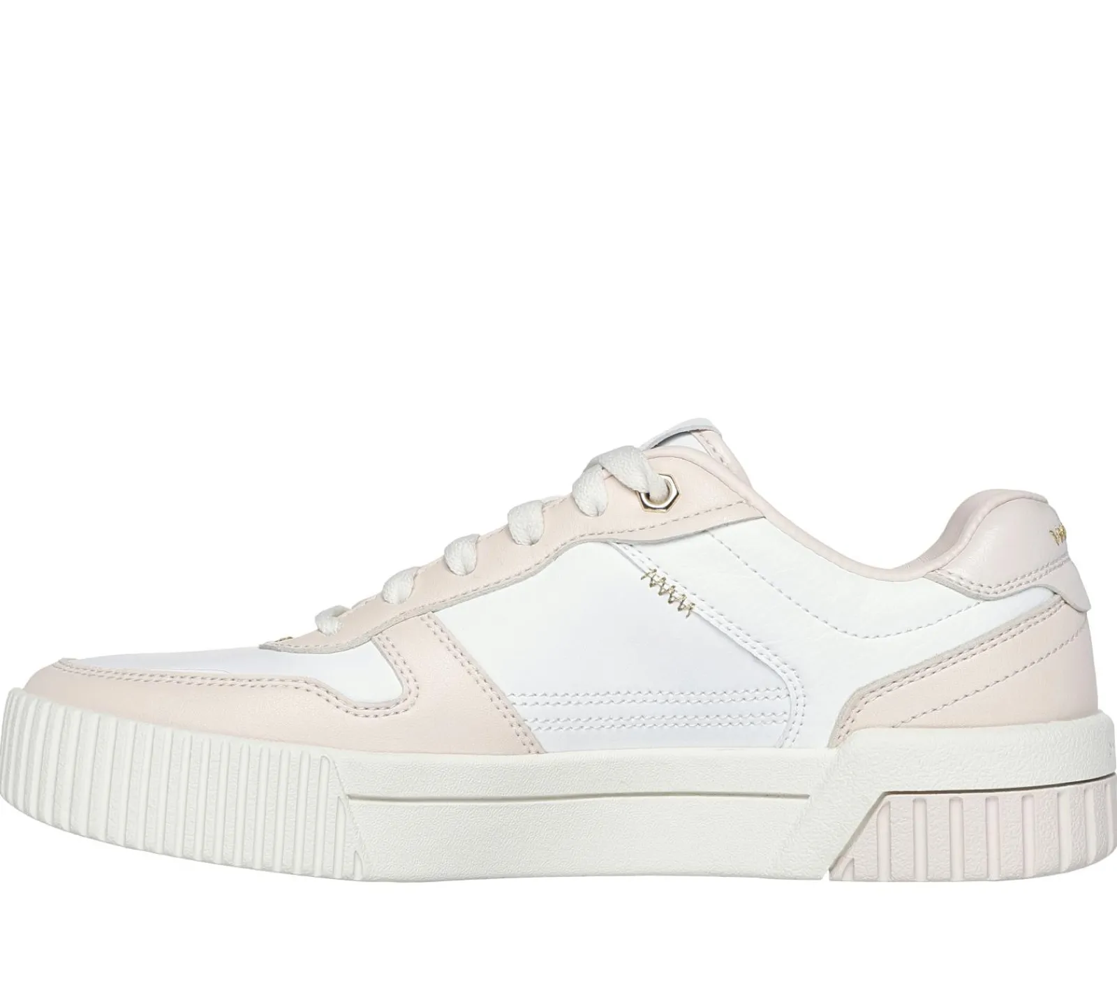 Com Atacadores|Sapatilhas Casuais-SKECHERS Jade - Best In Class BRANCO / ROSA