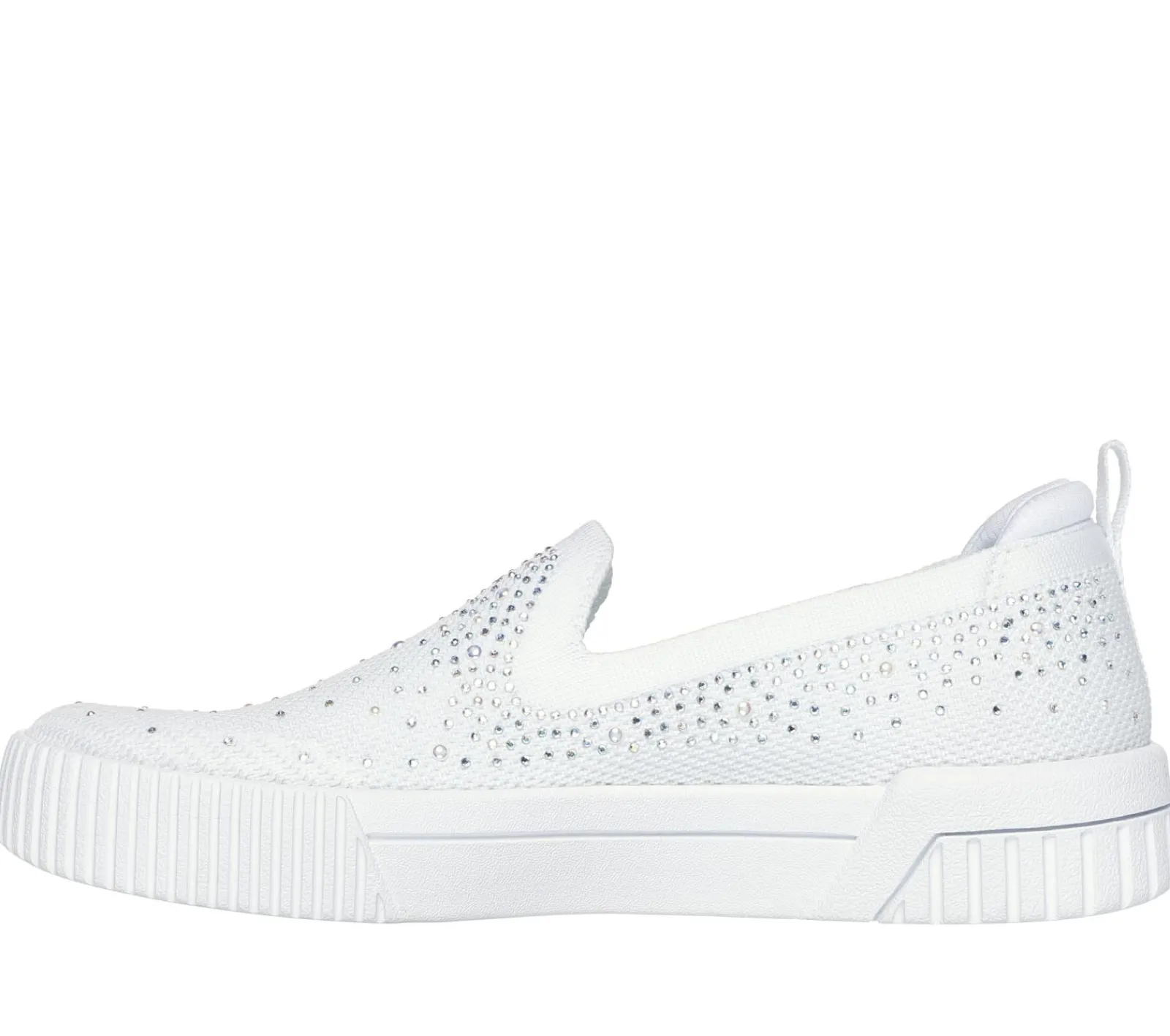 Calçado Sem Atacadores-SKECHERS Jade - Shining Stones BRANCO