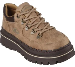 Com Atacadores|Sapatilhas Casuais-SKECHERS Jammers - Say Goodbye CASTANHO