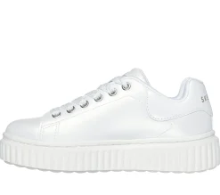 Sapatilhas-SKECHERS JGoldcrown: Hi Ridge BRANCO / DOURADO