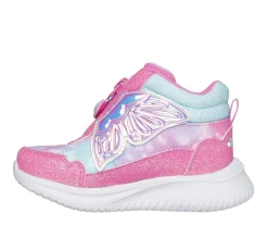Botas|Calçado Sem Atacadores-SKECHERS Jumpsters - Miss Butterfly Glitz ROSA / TURQUESA
