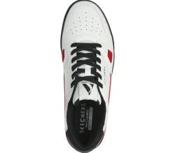 Sapatos Com Atacadores|Sapatilhas Casuais-SKECHERS Koopa Court - Tiebreak BRANCO / PRETO / VERMELHO