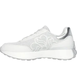 Com Atacadores|Sapatilhas Casuais-SKECHERS Lingo - Glam Central BRANCO