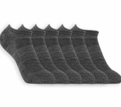 Meias|Acessórios-SKECHERS Low Cut Half Terry Socks - 6 Pack CINZENTO