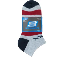 Meias|Meias-SKECHERS Low Cut Super Soft Socks - 6 Pack MULTICOR