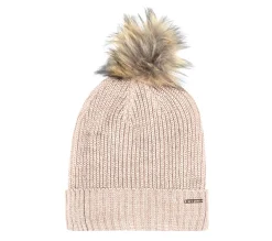 Equipamento Para O Frio-SKECHERS Marled Purl Beanie ROSA