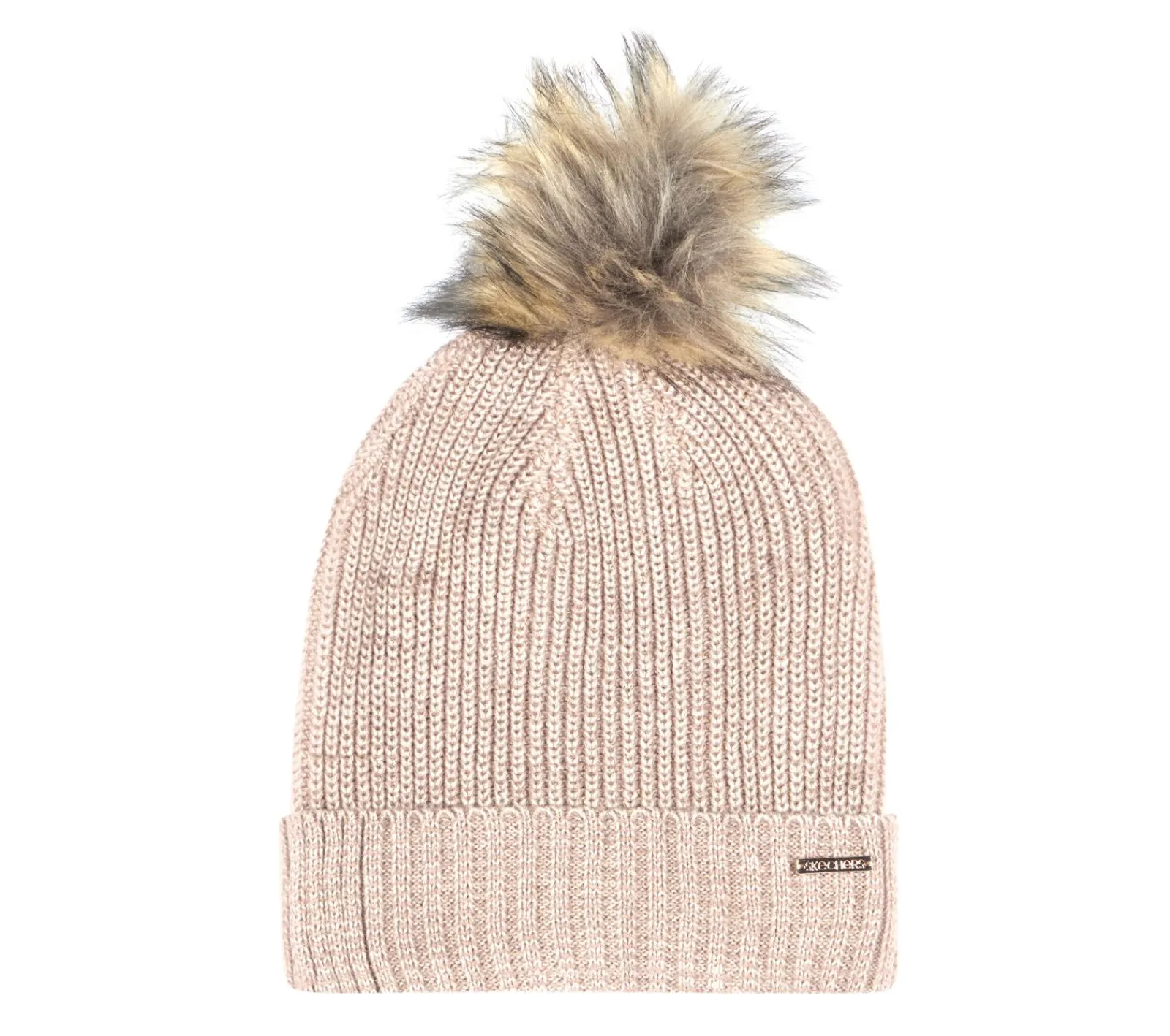 Equipamento Para O Frio-SKECHERS Marled Purl Beanie ROSA