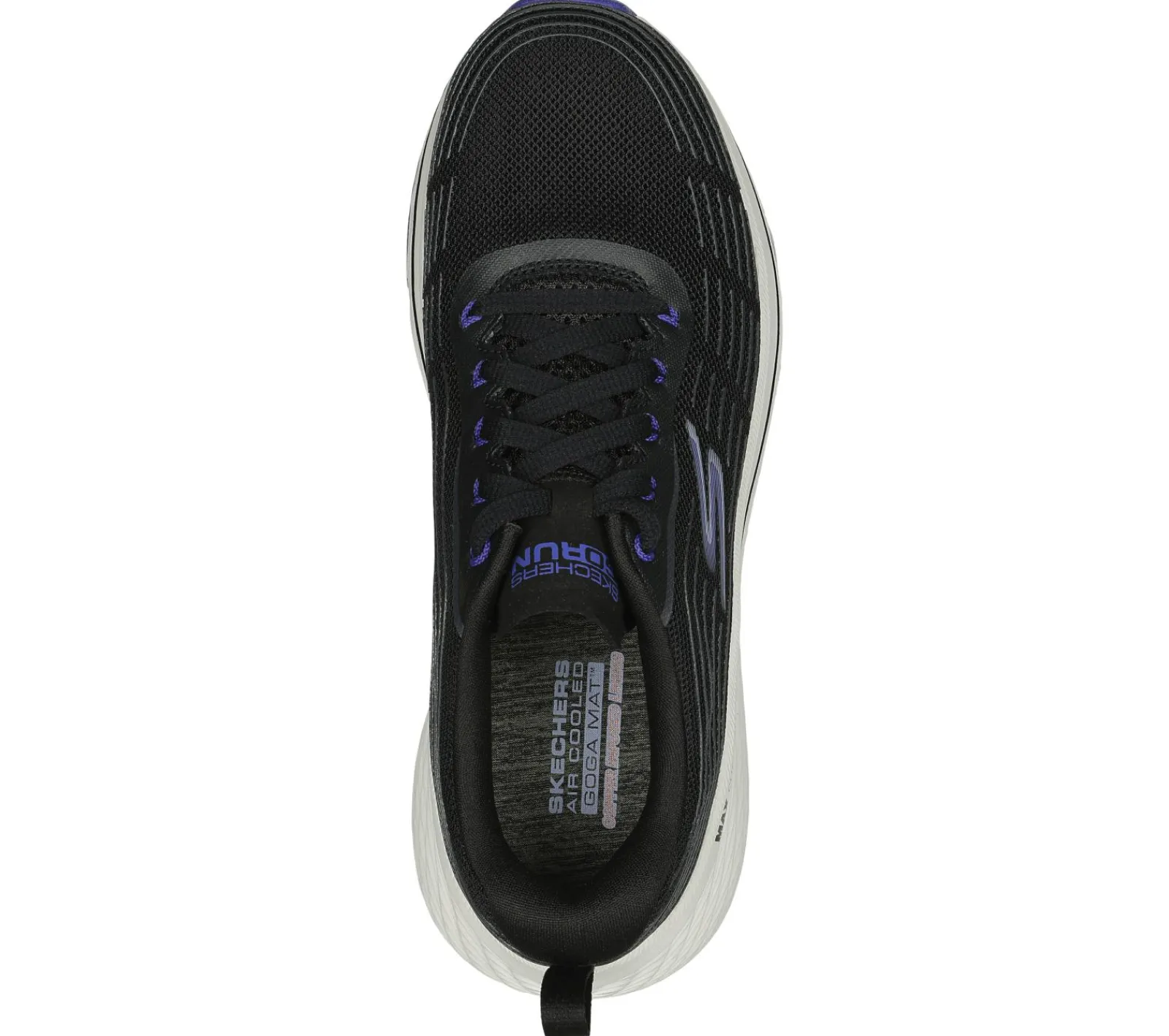 Com Atacadores|Sapatilhas-SKECHERS Max Cushioning Elite 2.0 PRETO / ROXO