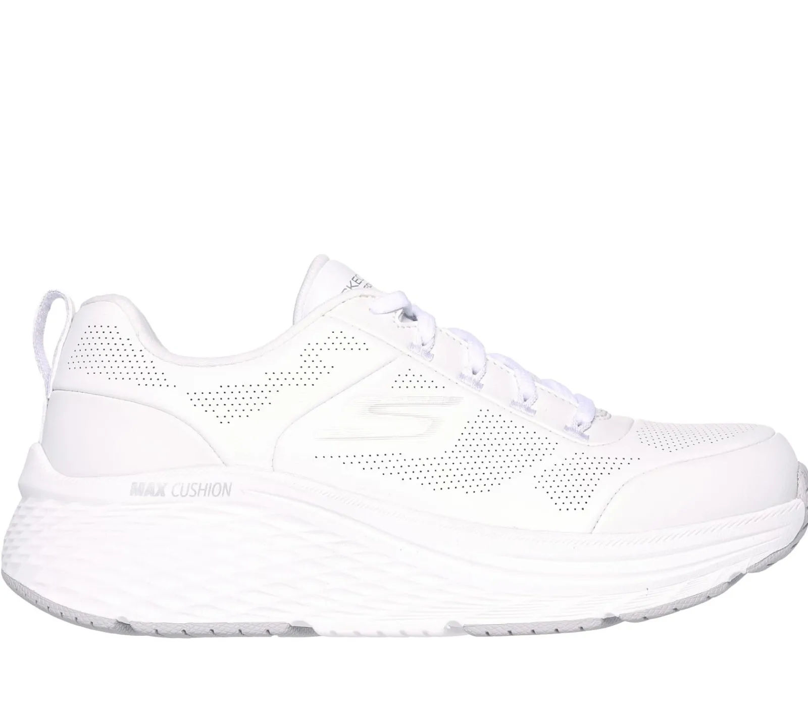 Com Atacadores|Sapatilhas-SKECHERS Max Cushioning Elite 2.0 - Enhanced BRANCO / PRATEADO