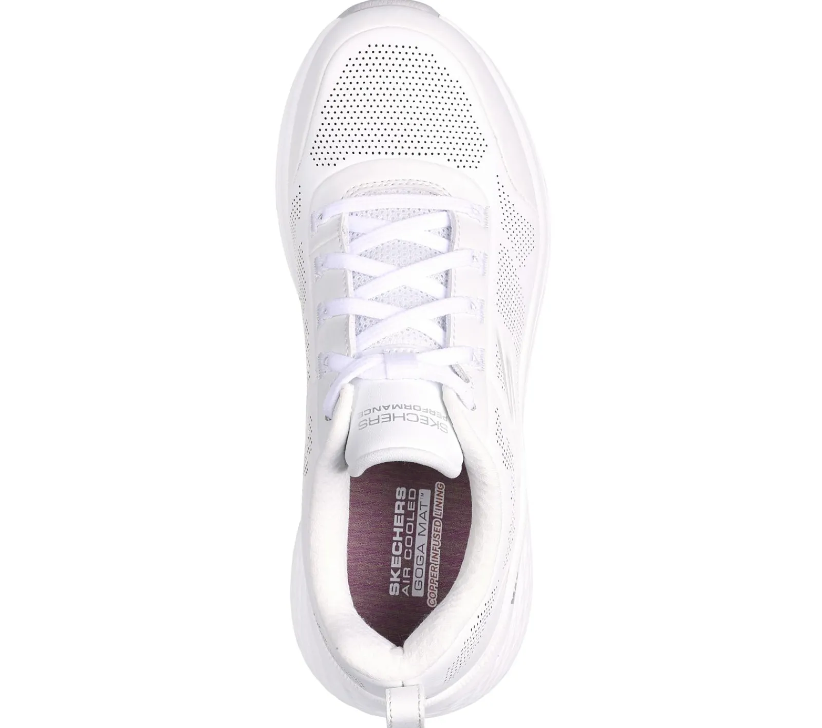Com Atacadores|Sapatilhas-SKECHERS Max Cushioning Elite 2.0 - Enhanced BRANCO / PRATEADO