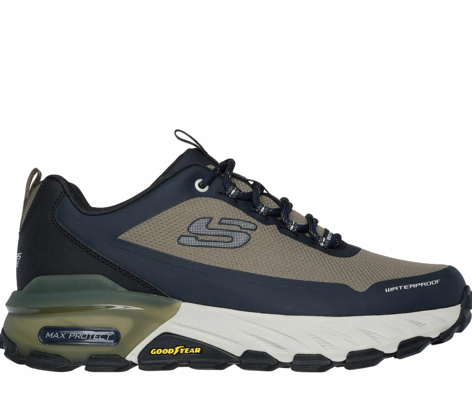 Sapatilhas-SKECHERS Max Protect - Fast Track AZEITONA / PRETO