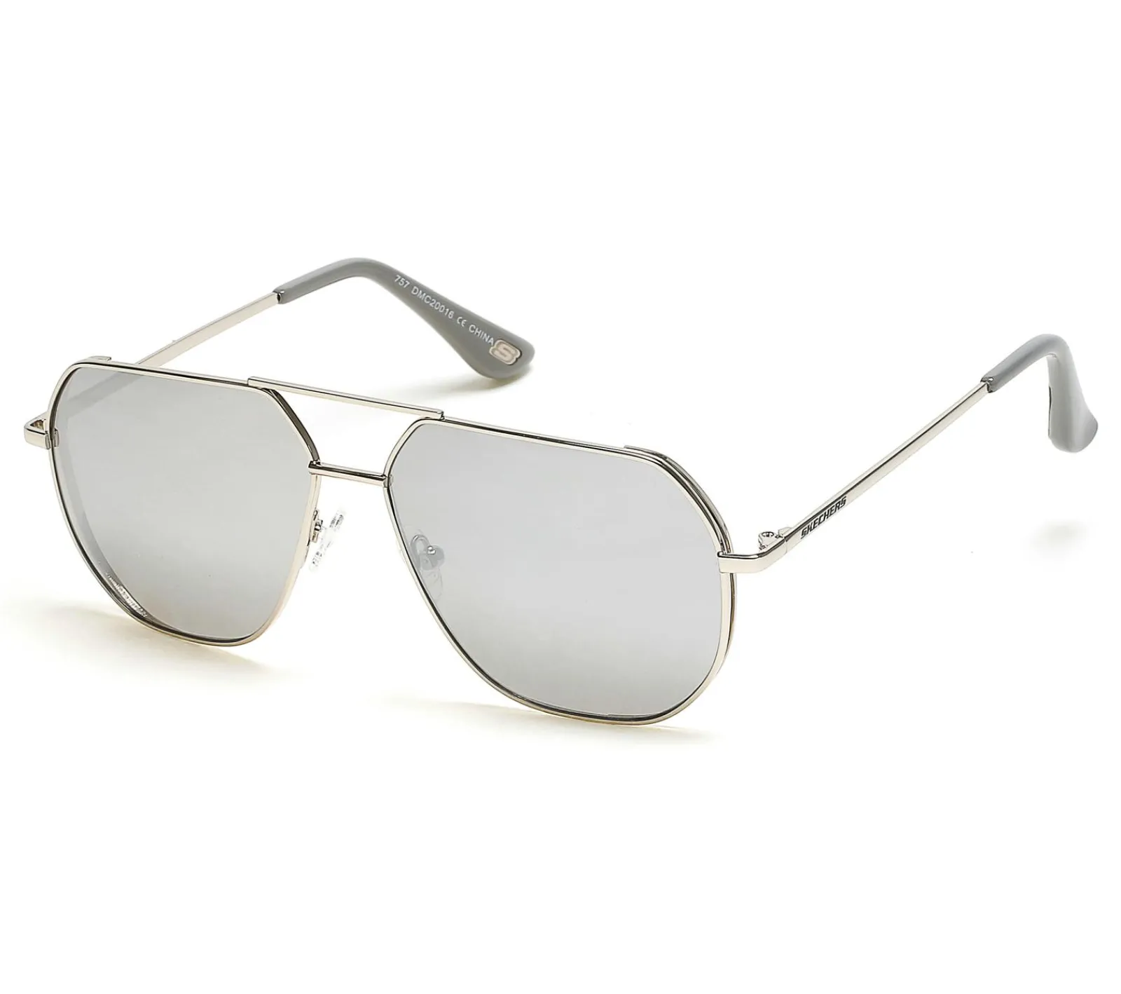 Óculos De Sol|Acessórios-SKECHERS Metal Aviator Sunglasses PRATEADO