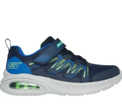Calçado Sem Atacadores|Sapatilhas-SKECHERS Microscope Max Advance - Speker NAVY / LIMA