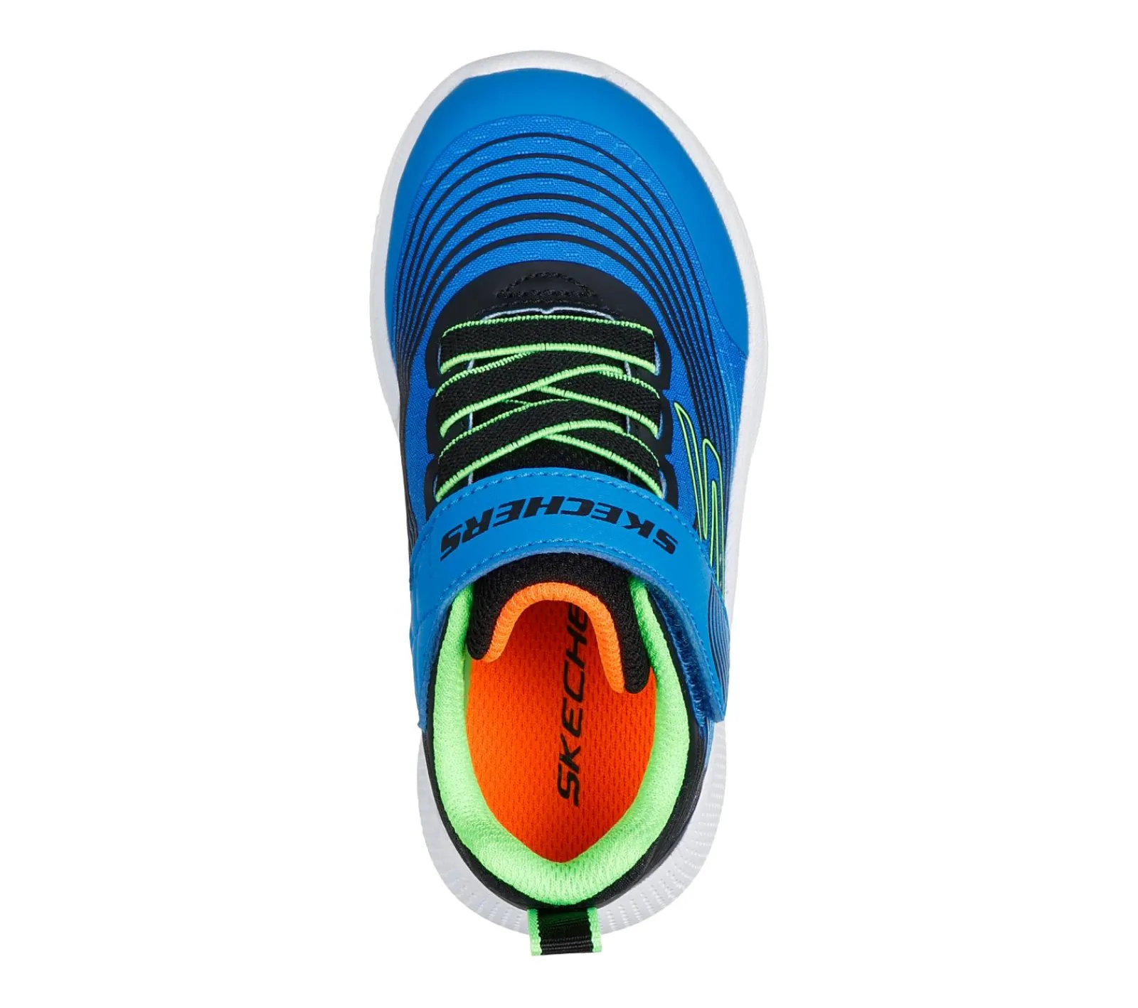 Sapatilhas-SKECHERS Microspec Advance AZUL / LIMA