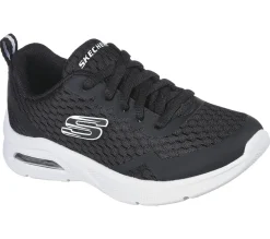 Com Atacadores|Sapatilhas-SKECHERS Microspec Max PRETO