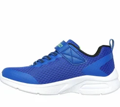 Calçado Sem Atacadores|Sapatilhas-SKECHERS Microspec Max AZUL / LIMA