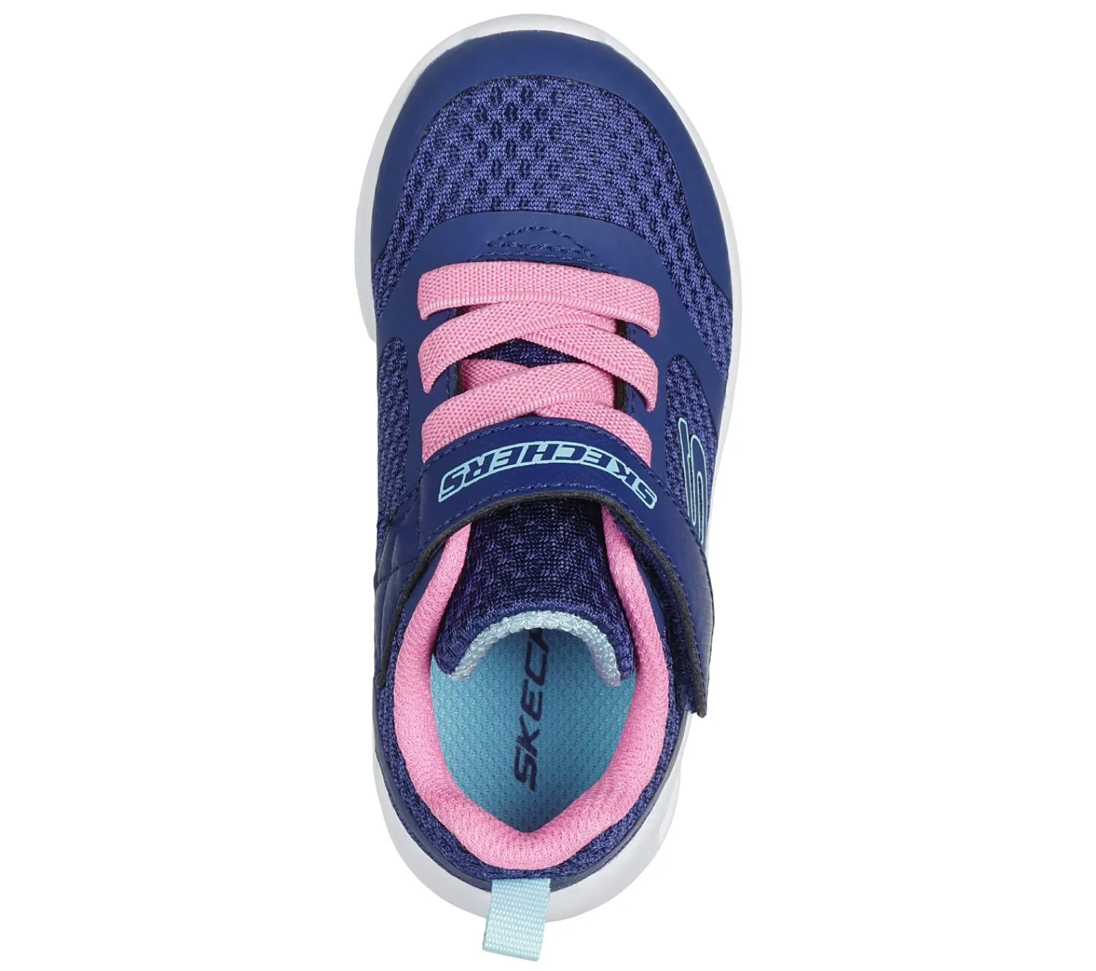 Calçado Sem Atacadores|Sapatilhas-SKECHERS Microspec Max - Racer Gal NAVY / ROSA