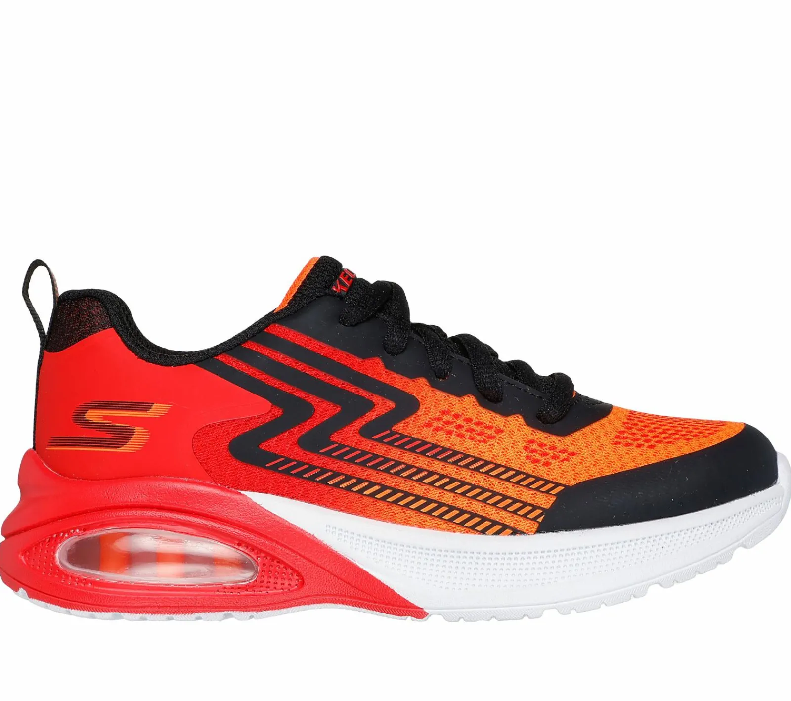 Sapatilhas-SKECHERS Microspec Max Advance - Vadieno PRETO / VERMELHO