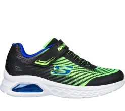 Calçado Sem Atacadores|Sapatilhas-SKECHERS Microspec Max II PRETO / LIMA