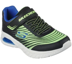 Calçado Sem Atacadores|Sapatilhas-SKECHERS Microspec Max II PRETO / LIMA