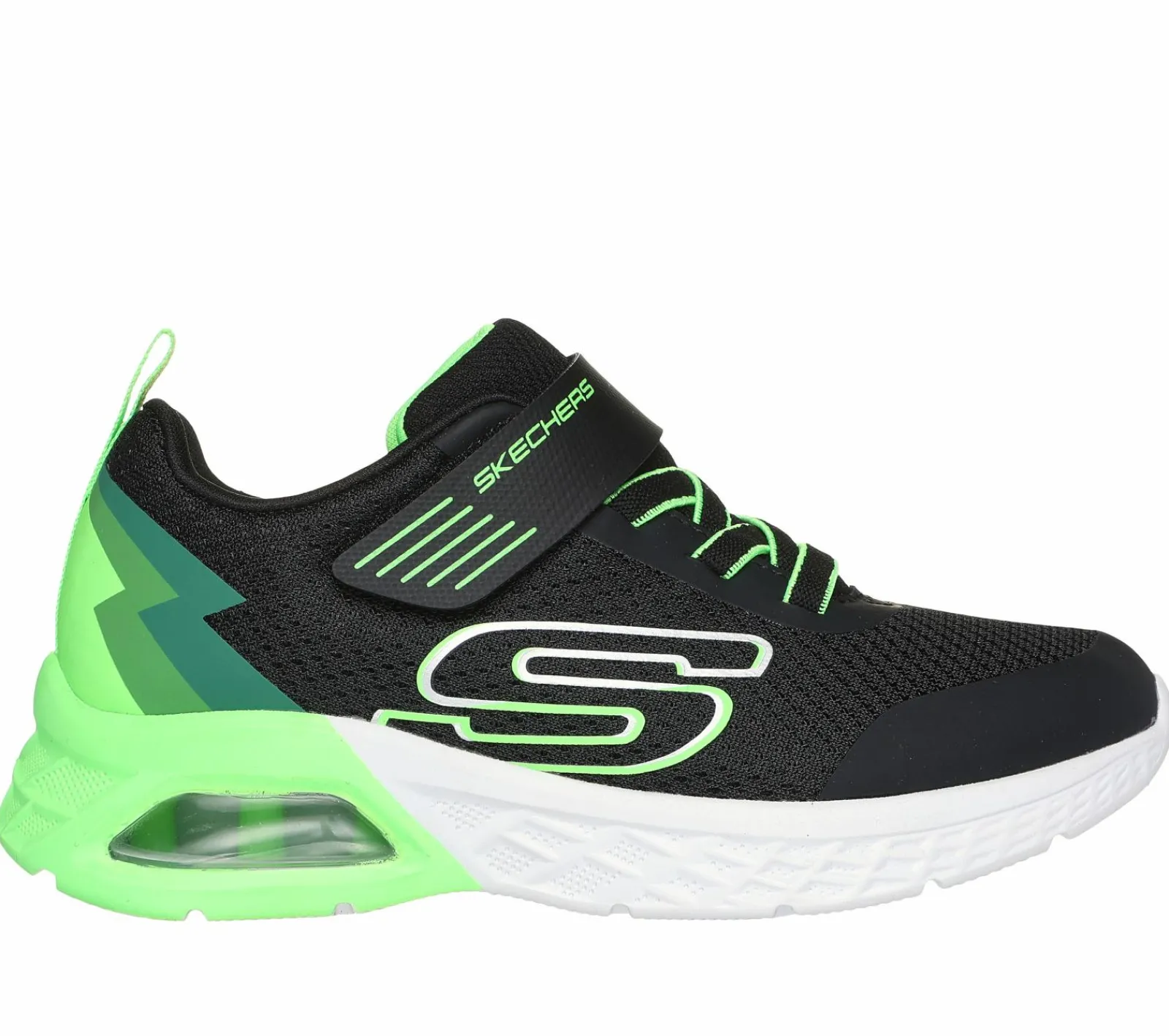 Calçado Sem Atacadores|Sapatilhas-SKECHERS Microspec Max II - Vodrox PRETO / LIMA