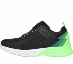 Calçado Sem Atacadores|Sapatilhas-SKECHERS Microspec Max II - Vodrox PRETO / LIMA